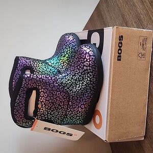 BOGS Baby II Rainbow Leopard All Weather Boots Size:8 NIB